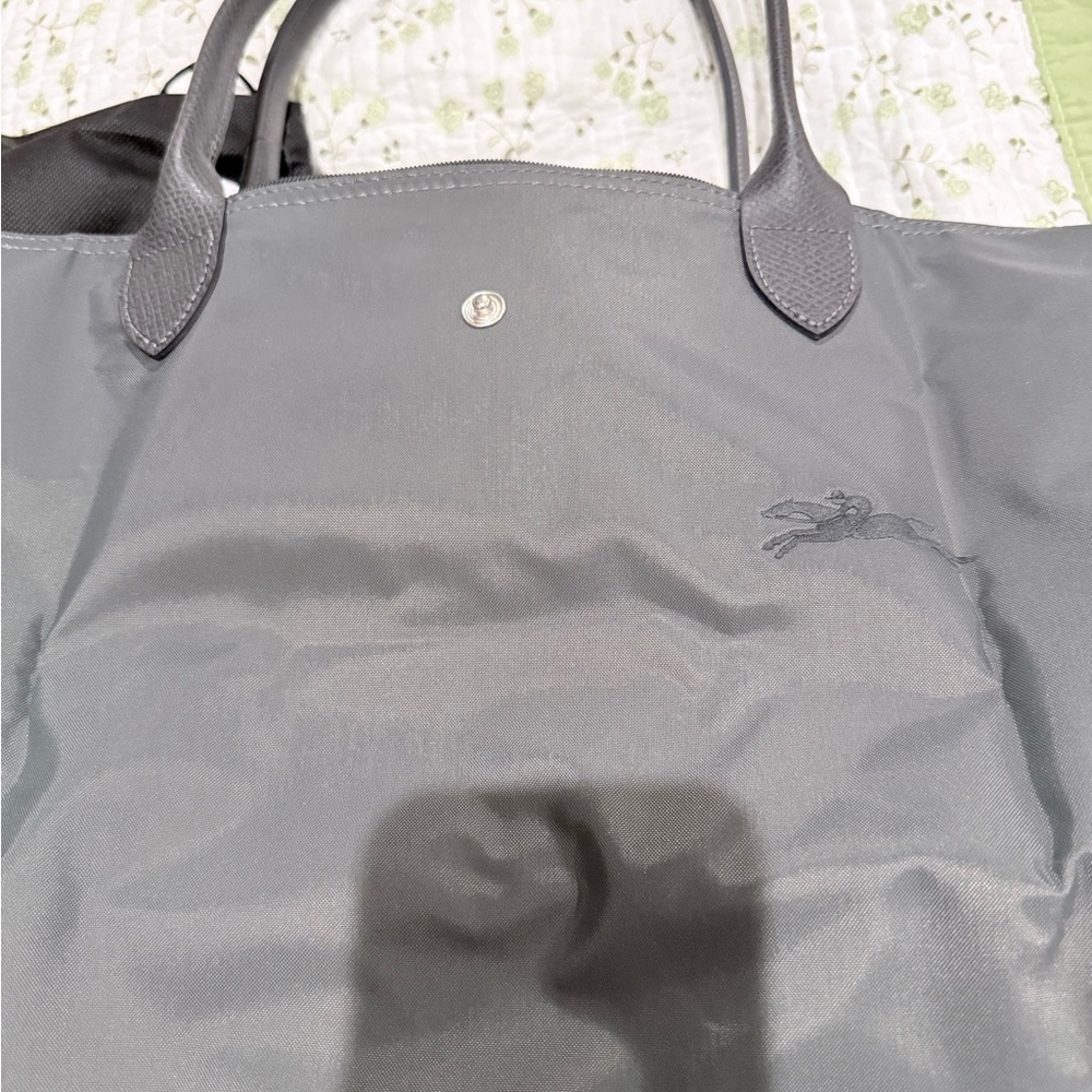 Longchamp Gray Shoulder Bag - Picture 2 of 5